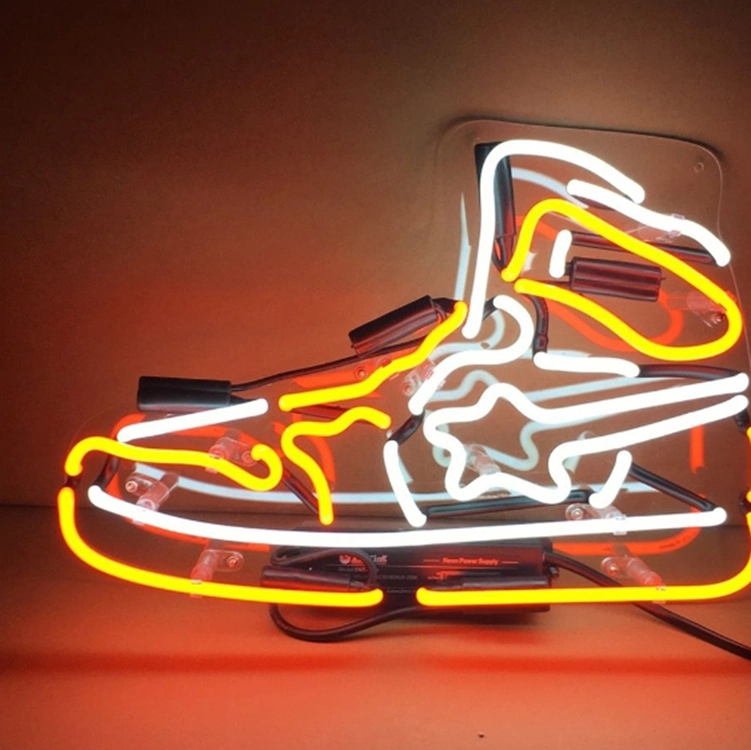 Personalized Waterproof Neon Sign LED Sneaker Shoes Shape Neon Lightlamp Luminous